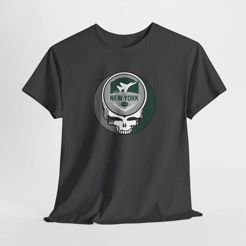 Grateful Dead - New York Jets Stealie Unisex T-Shirt - NFL - StealieShop